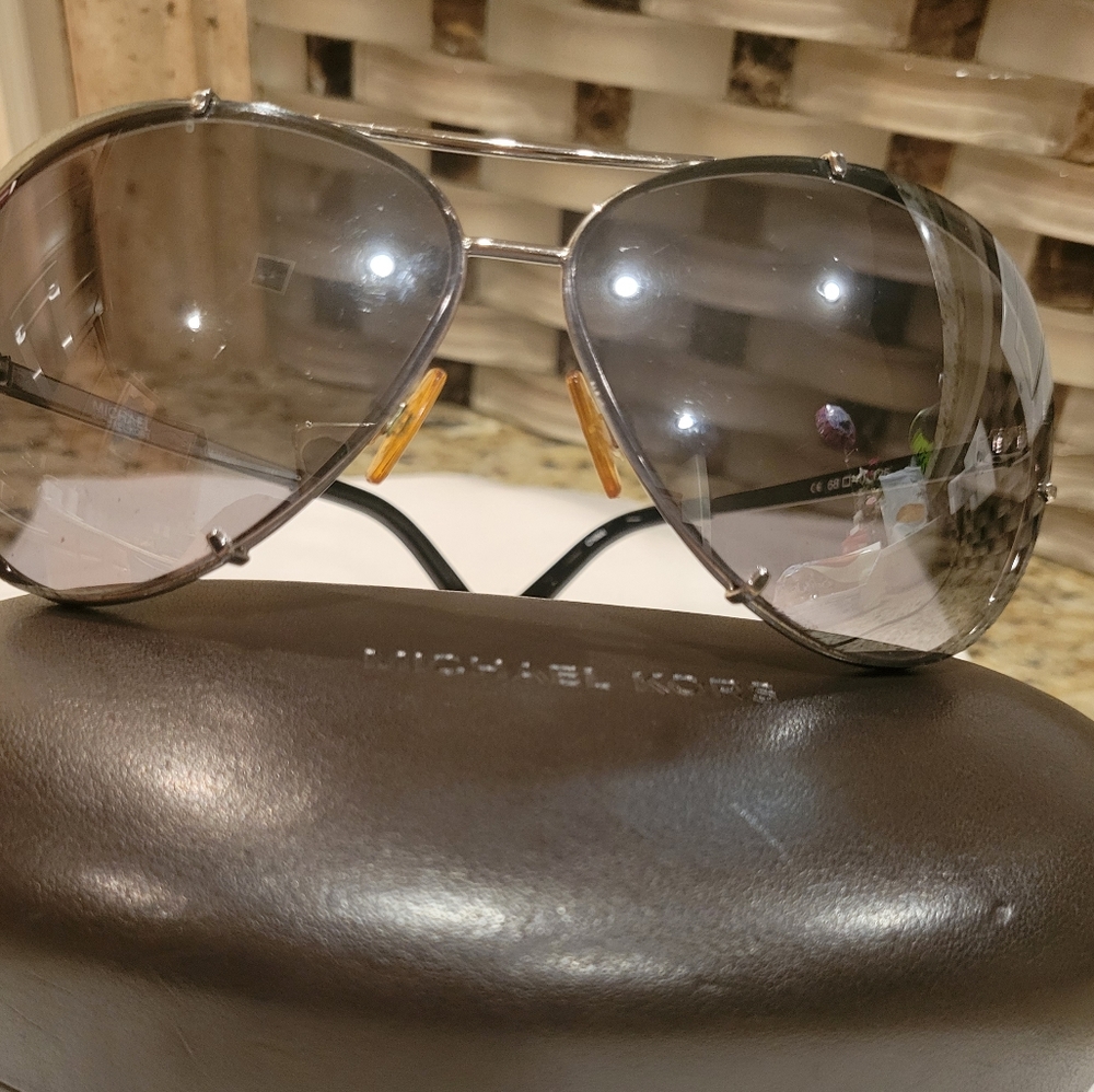 Michael Kors Aviator Sunglasses - Picture 3 of 8